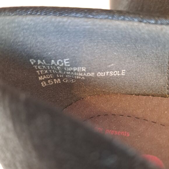 Pop Palace Satin Kitten Heels Side Bow Womens Sz 8.5M Black Comfort Cushion - Picture 8 of 12